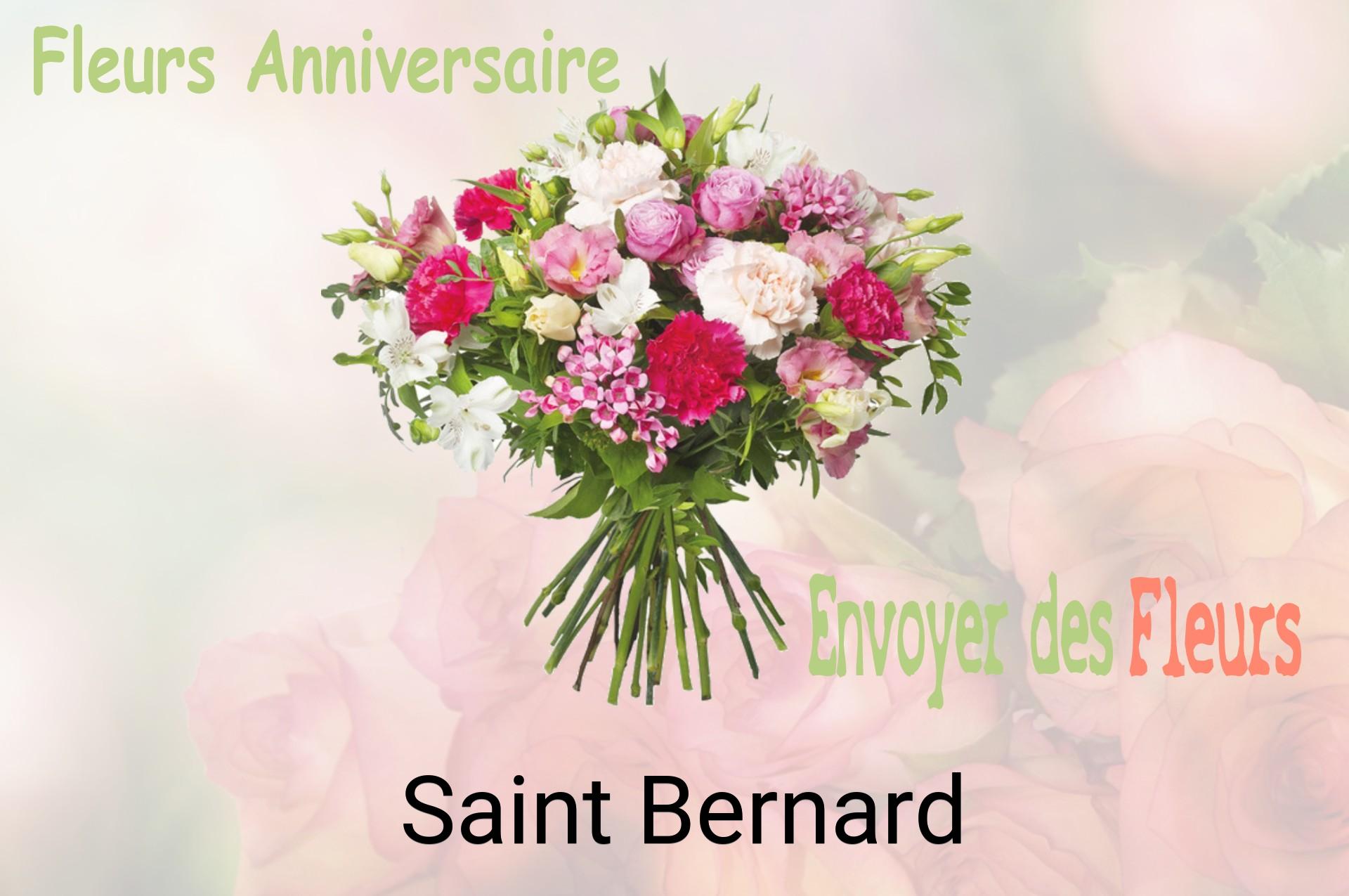 Bouquet de fleurs d’anniversaire livré à Saint-Bernard